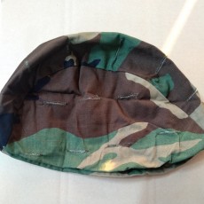 PASGT Helmet Cover / PASGT 헬멧 커버 (Woodland - 립스탑 - M)