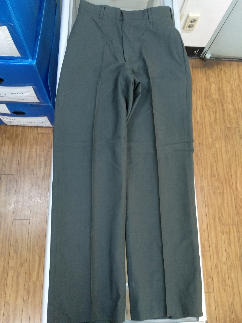 Trousers, Polyester Wool Serge AG-344 Class 6 (28 Short)