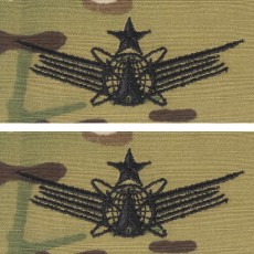 [Vanguard] Army Embroidered Badge on OCP Sew On: Space - Senior
