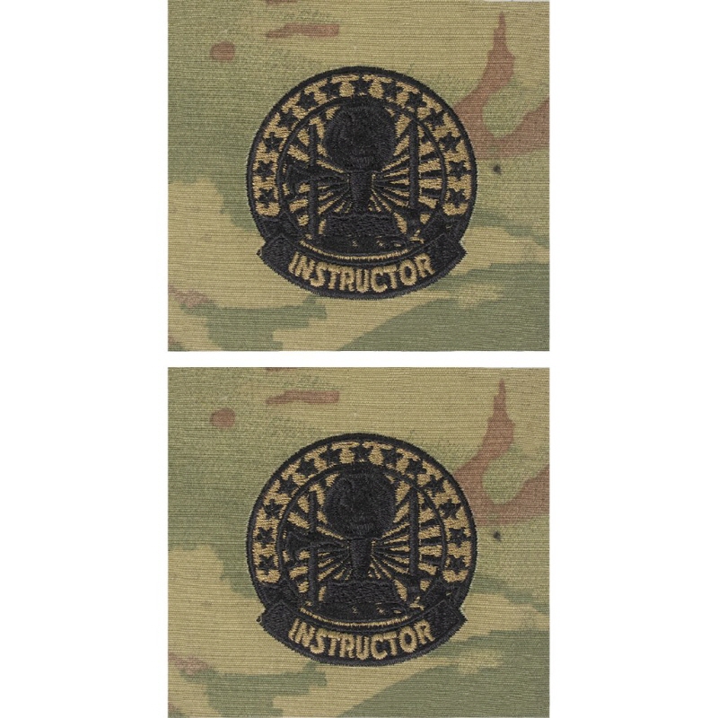 [Vanguard] Army Embroidered Identification Badge on OCP Sew On: Basic Instructor