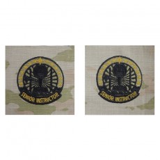 [Vanguard] Army Embroidered Identification Badge on OCP Sew On: Senior Instructor