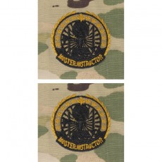 [Vanguard] Army Embroidered Identification Badge on OCP Sew On: Master Instructor