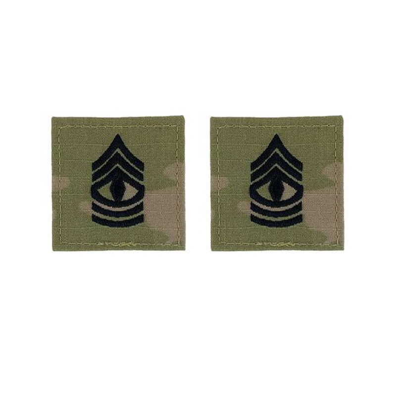 [Vanguard] Army Embroidered OCP with Hook Rank Insignia: First Sergeant