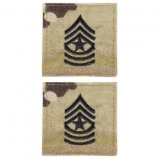 [Vanguard] Army Embroidered OCP with Hook Rank Insignia: Sergeant Major