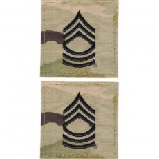 [Vanguard] Army Embroidered OCP with Hook Rank Insignia: Master Sergeant