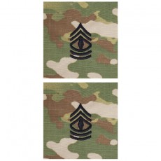 [Vanguard] Army Embroidered OCP Sew on Rank Insignia: First Sergeant
