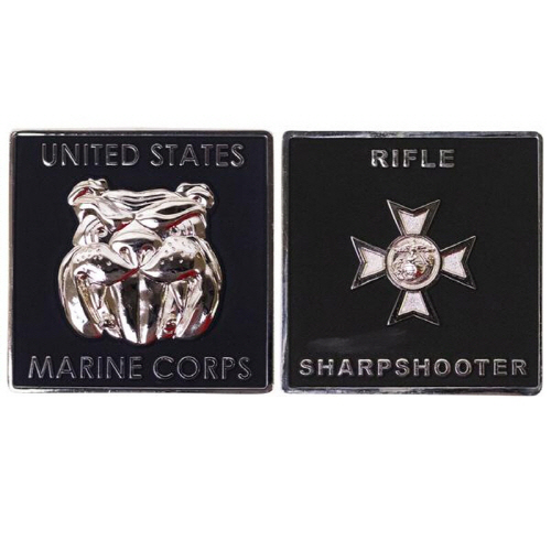 [Vanguard] Marine Corps Coin: Rifle Sharpshooter 1.75 Inch