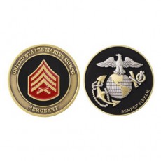 [Vanguard] Marine Corps Coin: Sergeant 1.75 Inch