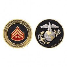[Vanguard] Marine Corps Coin: Corporal 1.75 Inch