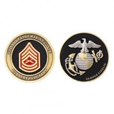 [Vanguard] Marine Corps Coin: Gunnery Sergeant 1.75 Inch