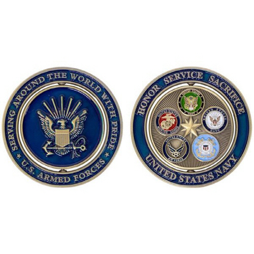 [Vanguard] Coin: Navy Proud Military Family