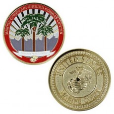 [Vanguard] Marine Corps Coin: 1 3/4 Inch Marine Corps Base 29 Palms