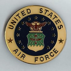 Airforce Car Grill Badge