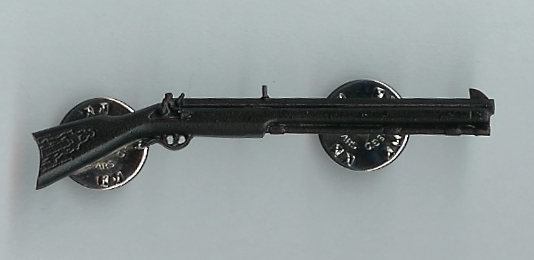 Full-Size Pewter Pin - Kentucky Rifle