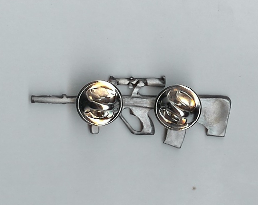 Full-Size Pewter Pin - Styer AUG