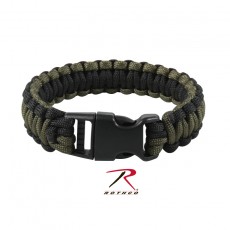 [Rothco] Deluxe Paracord Bracelets / [로스코] 디럭스 파라코드 팔찌 (Black / Olive Drab - 7인치) (국내배송)