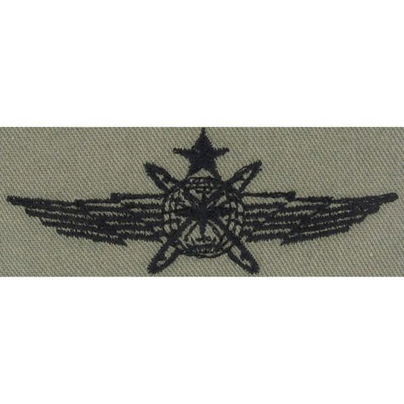 [Vanguard] Air Force Embroidered Badge: Cyberspace Operator: Senior