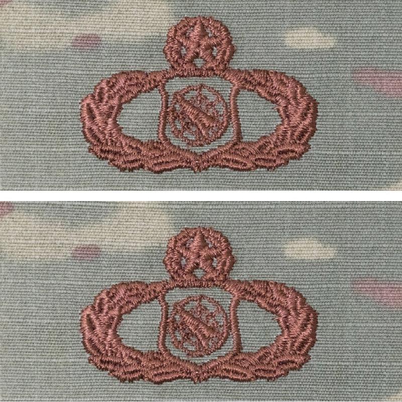[Vanguard] Air Force Embroidered Badge: Weapons Controller: Master - embroidered on OCP