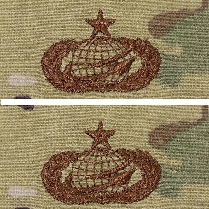 [Vanguard] Air Force Embroidered Badge: Manpower: Senior - embroidered on OCP