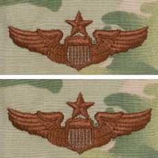 [Vanguard] Air Force Embroidered Badge: Pilot: Senior - embroidered on OCP