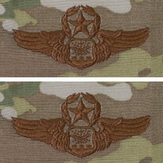 [Vanguard] Air Force Embroidered Badge: Navigator: Master - embroidered on OCP