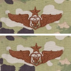 [Vanguard] Air Force Embroidered Badge: Officer Aircrew: Senior - embroidered on OCP