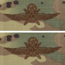 [Vanguard] Air Force Embroidered Badge: Cyberspace Operator: Master - embroidered on OCP