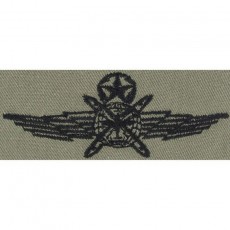 [Vanguard] Air Force Embroidered Badge: Cyberspace Operator: Master