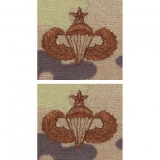 [Vanguard] Air Force Embroidered Badge: Parachutist: Senior - embroidered on OCP