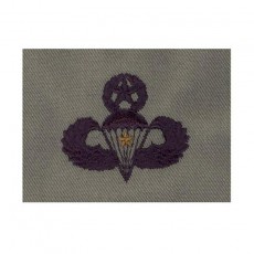 [Vanguard] Air Force Embroidered Badge: Combat Parachutist First Award: Master