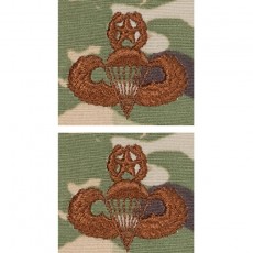 [Vanguard] Air Force Embroidered Badge: Parachutist: Master - embroidered on OCP