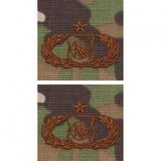 [Vanguard] Air Force Embroidered Badge: Weapons Controller: Senior - embroidered on OCP