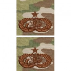 [Vanguard] Air Force Embroidered Badge: Force Support: Senior - embroidered on OCP