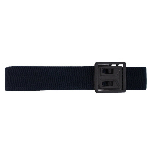 [Vanguard] Air Force Belt: Blue Elastic with Black Open Face Buckle and Tip