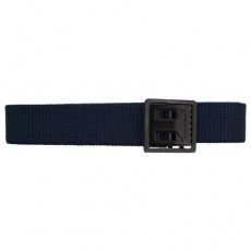[Vanguard] Air Force Belt: Blue Cotton with Black Open Face Buckle and Tip