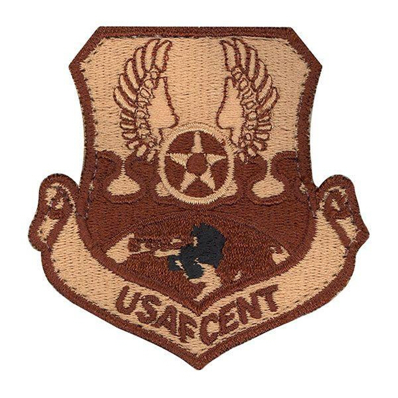 [Vanguard] Air Force Patch: Air Force Central: USAFCENT - desert with hook closure