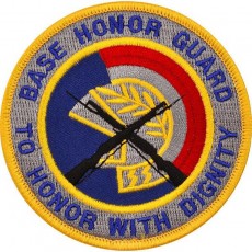 [Vanguard] Air Force Patch: Base Honor Guard to Honor with Dignity - color