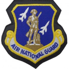 [Vanguard] Air Force Patch: Air National Guard - leather with hook closure