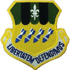 [Vanguard] Air Force Patch: Second Bomb Wing - color with hook closure
