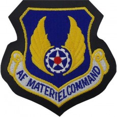 [Vanguard] Air Force Patch: Air Force Materiel Command - leather with hook closure