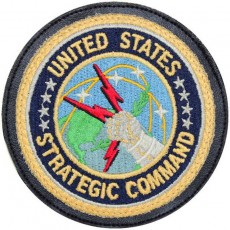 [Vanguard] Patch: United States Strategic Command - leather with hook closure