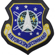 [Vanguard] Air Force Patch: Air Force Space Command - leather with hook closure