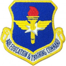 [Vanguard] Air Force Patch: Air Education and Training Command - color hook closure