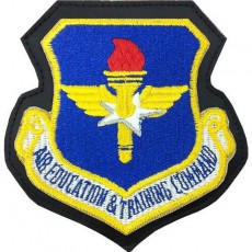 [Vanguard] Air Force Patch: Air Education and Training Command - leather