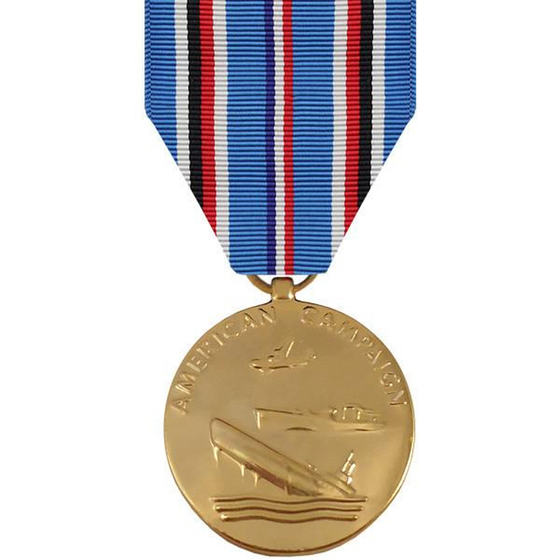 [Vanguard] Full Size Medal: American Campaign - 24k Gold Plated