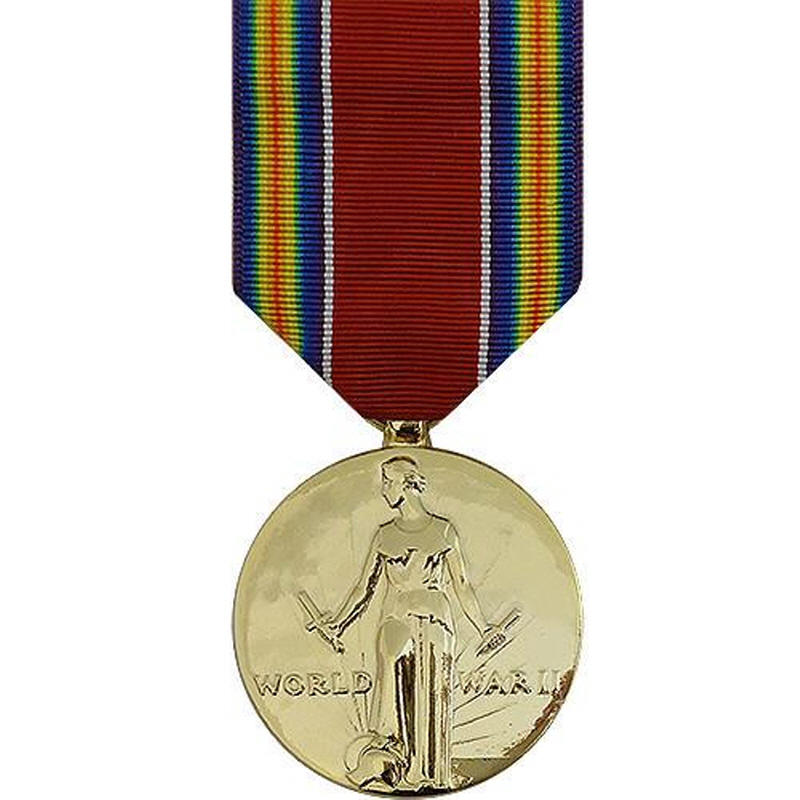 [Vanguard] Full Size Medal: WWII Victory - 24k Gold Plated