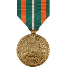 [Vanguard] Full Size Medal: Coast Guard Achievement - 24k Gold Plated