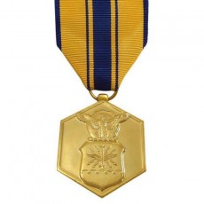 [Vanguard] Full Size Medal: Air Force Commendation - 24k Gold Plated