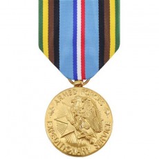 [Vanguard] Full Size Medal: Armed Forces Expeditionary - 24k Gold Plated
