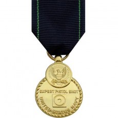 [Vanguard] Full Size Medal: Navy Expert Pistol - 24k Gold Plated